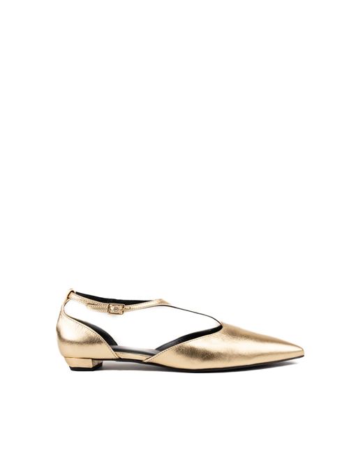 Ballerine in pelle laminata gold Liviana Conti | A4WC10Z03-0